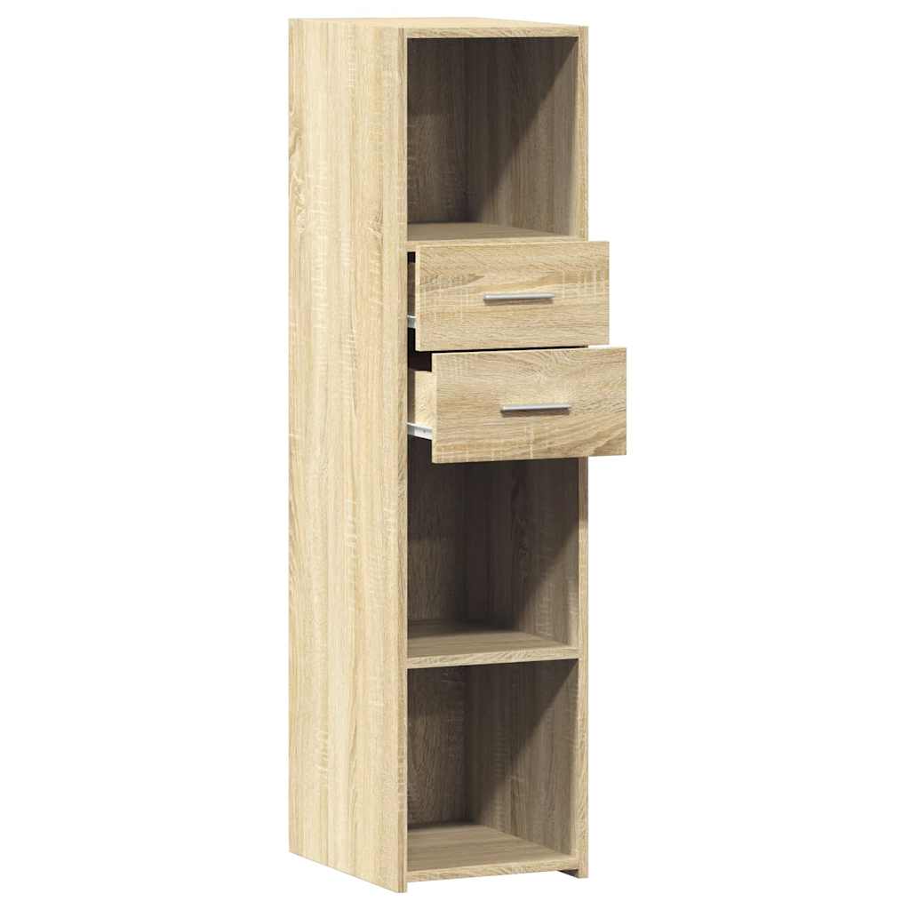 Buffet haut chêne sonoma 30x42,5x124 cm bois d'ingénierie - XIOS