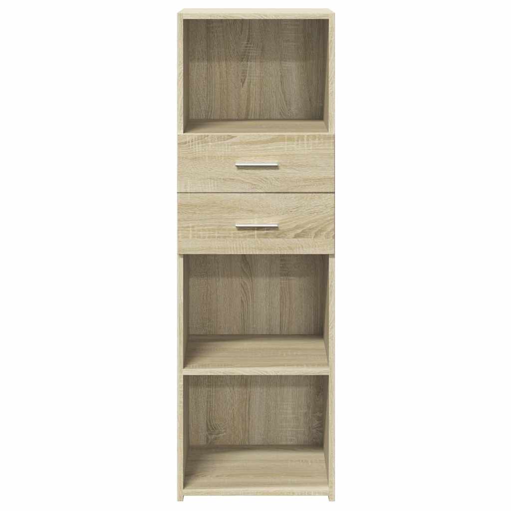 Buffet haut chêne sonoma 40x42,5x124 cm bois d'ingénierie - XIOS