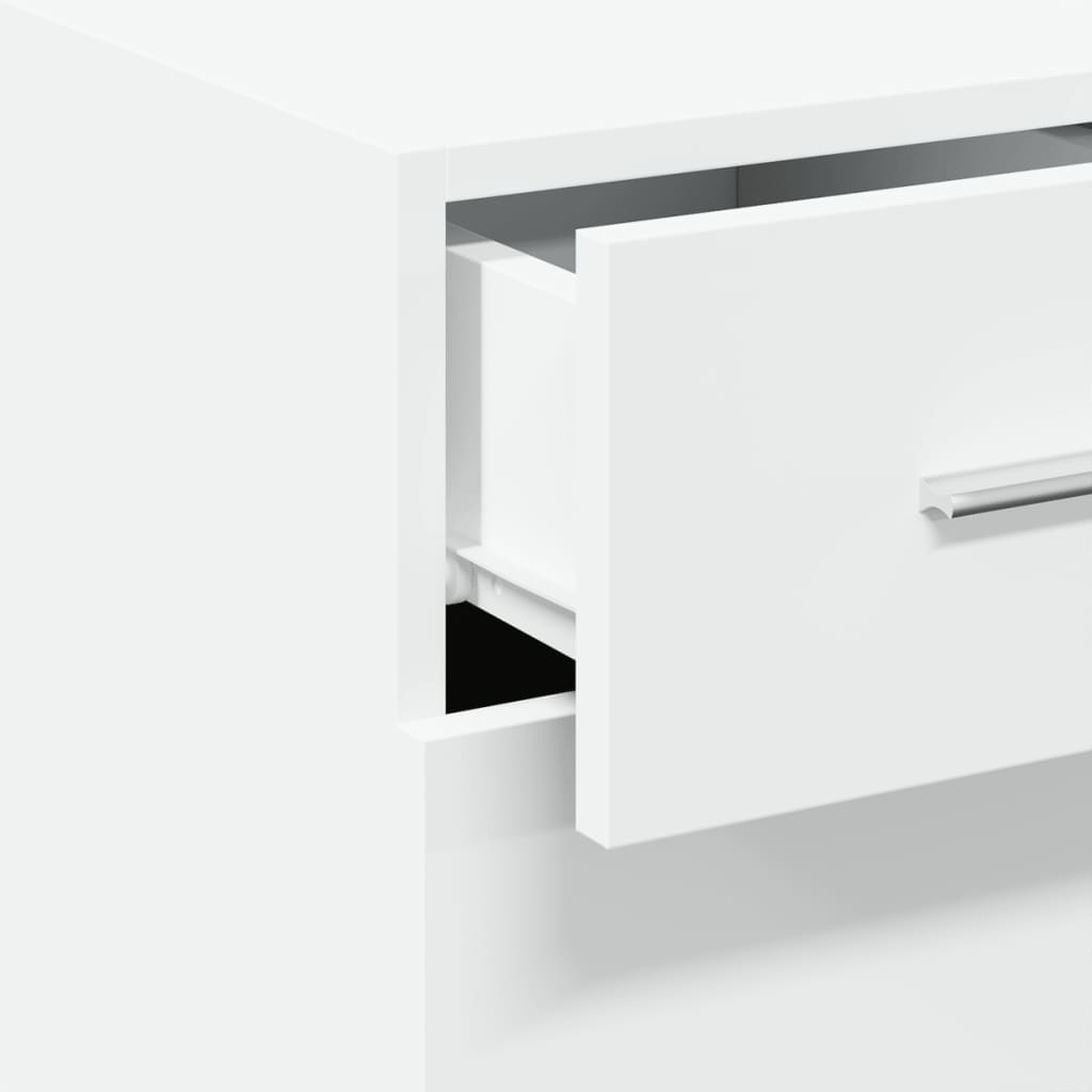 Buffet blanc 30x42,5x93 cm bois d'ingénierie - XIOS