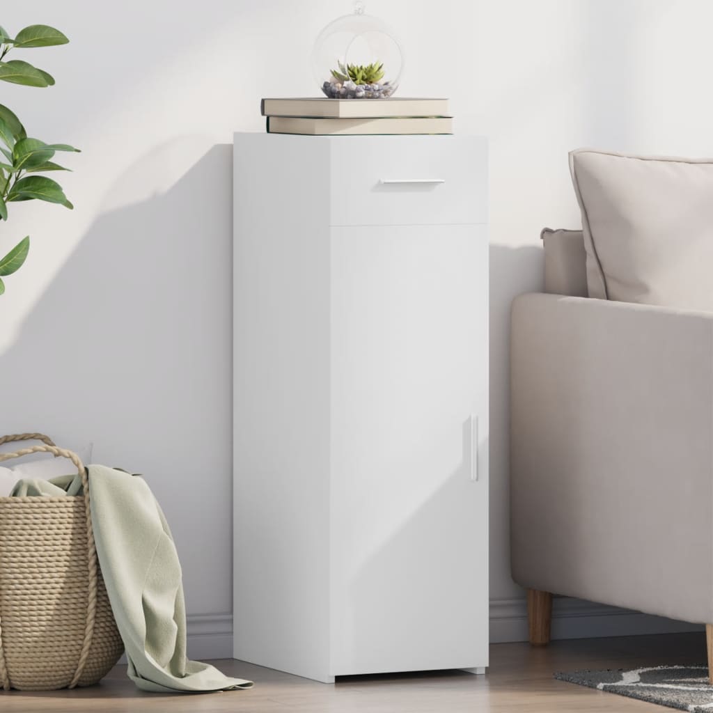 Buffet blanc 30x42,5x93 cm bois d'ingénierie - XIOS