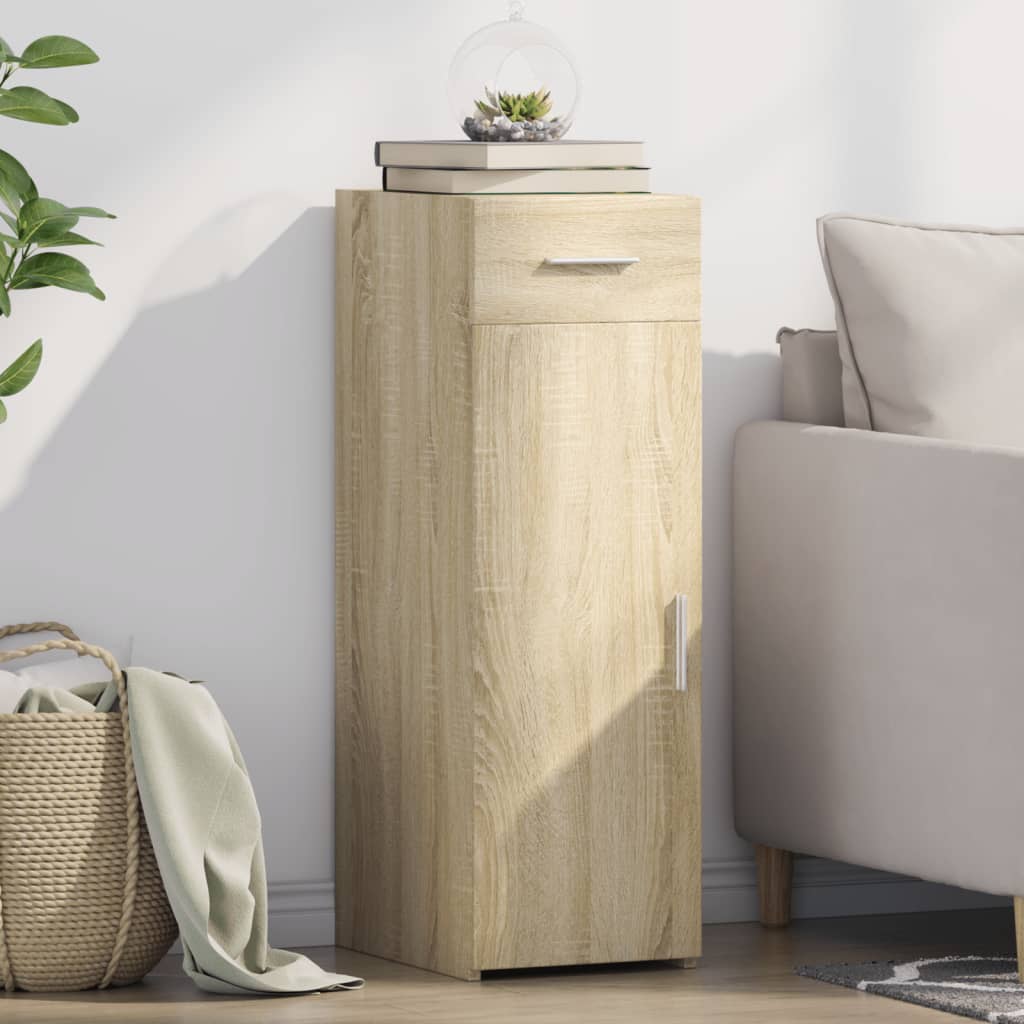 Buffet chêne sonoma 30x42,5x93 cm bois d'ingénierie - XIOS