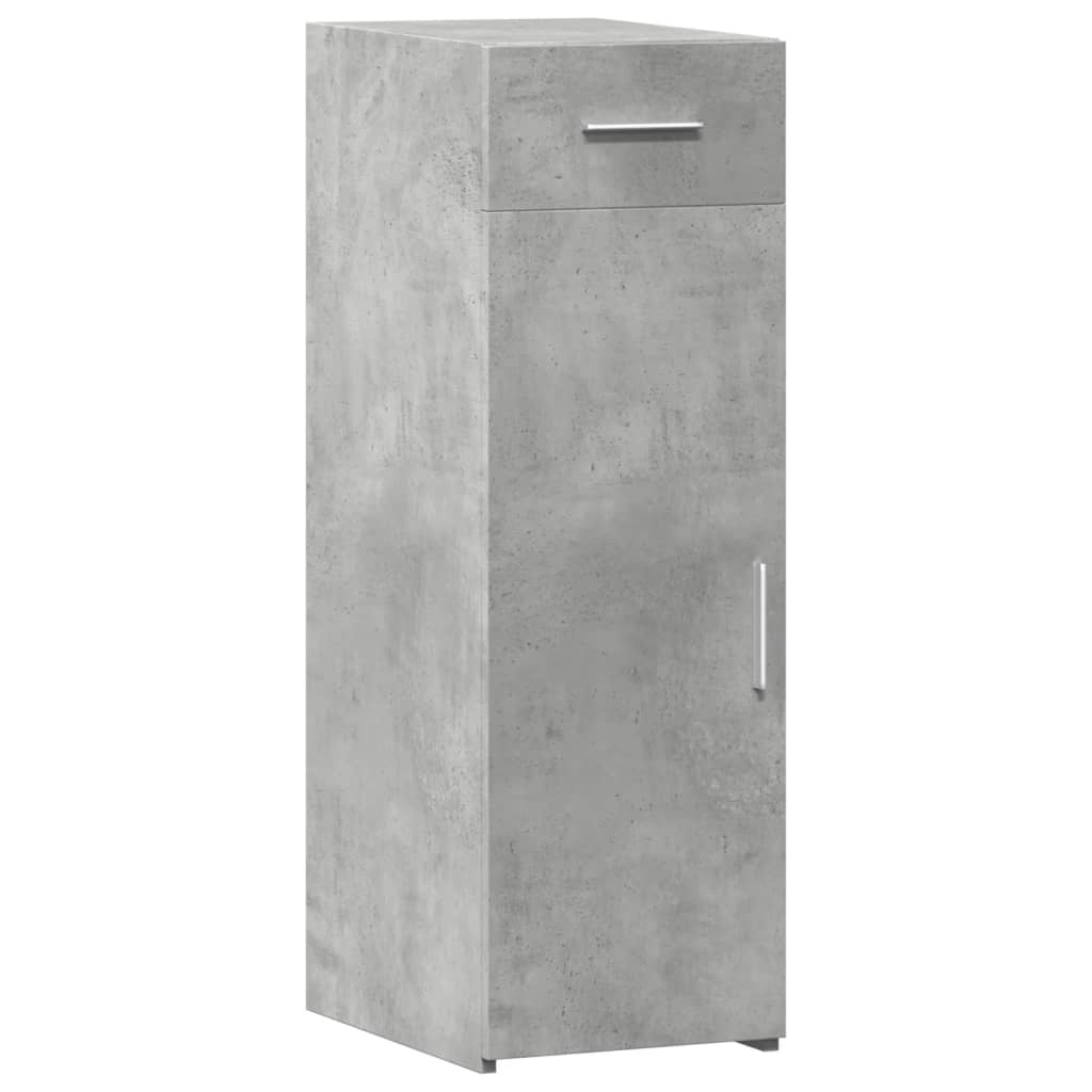 Buffet gris béton 30x42,5x93 cm bois d'ingénierie - XIOS
