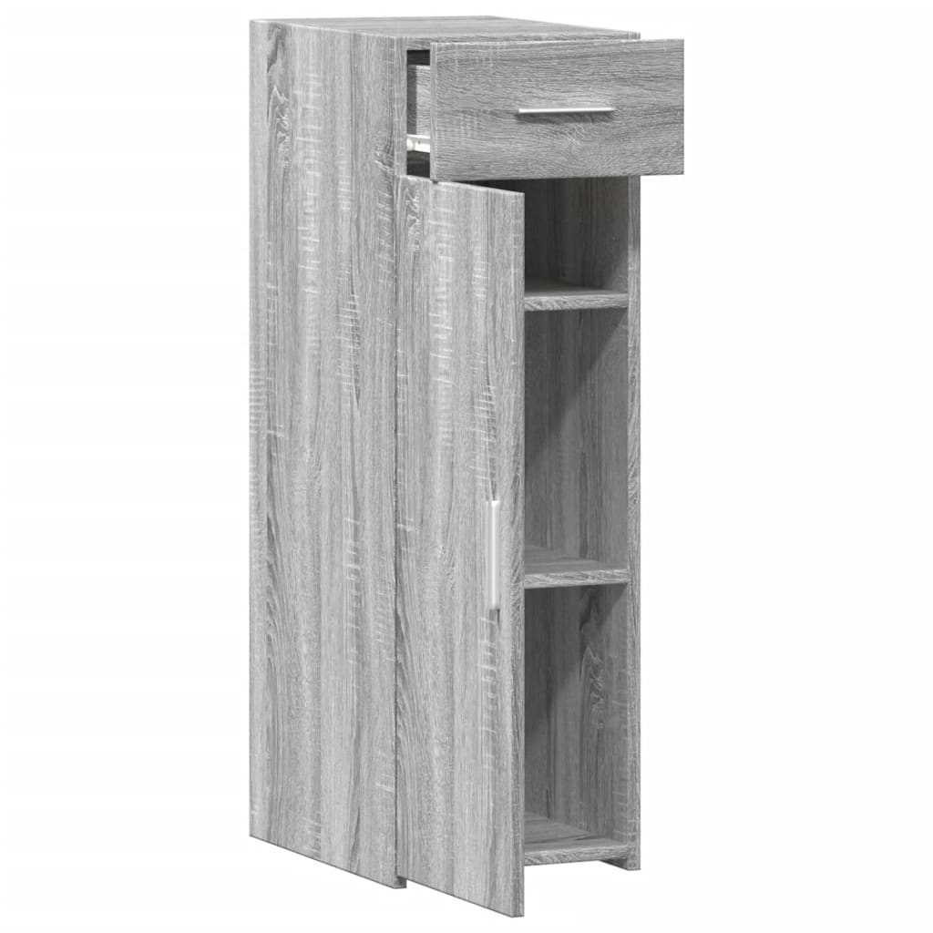 Buffet sonoma gris 30x42,5x93 cm bois d'ingénierie - XIOS