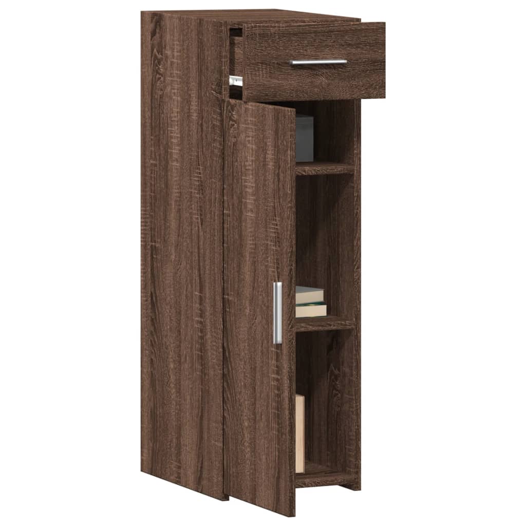 Buffet chêne marron 30x42,5x93 cm bois d'ingénierie - XIOS