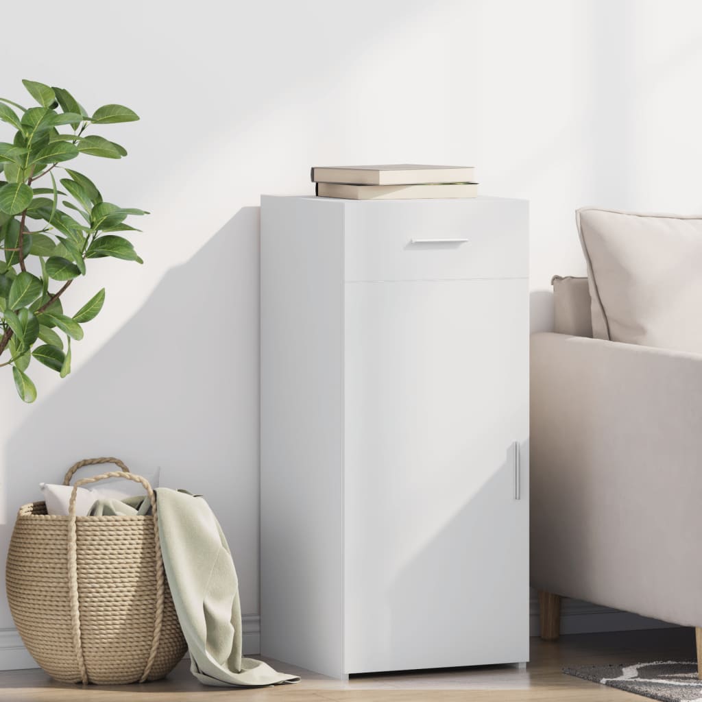 Buffet blanc 40x42,5x93 cm bois d'ingénierie - XIOS