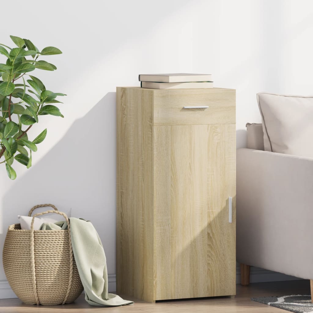 Buffet chêne sonoma 40x42,5x93 cm bois d'ingénierie - XIOS