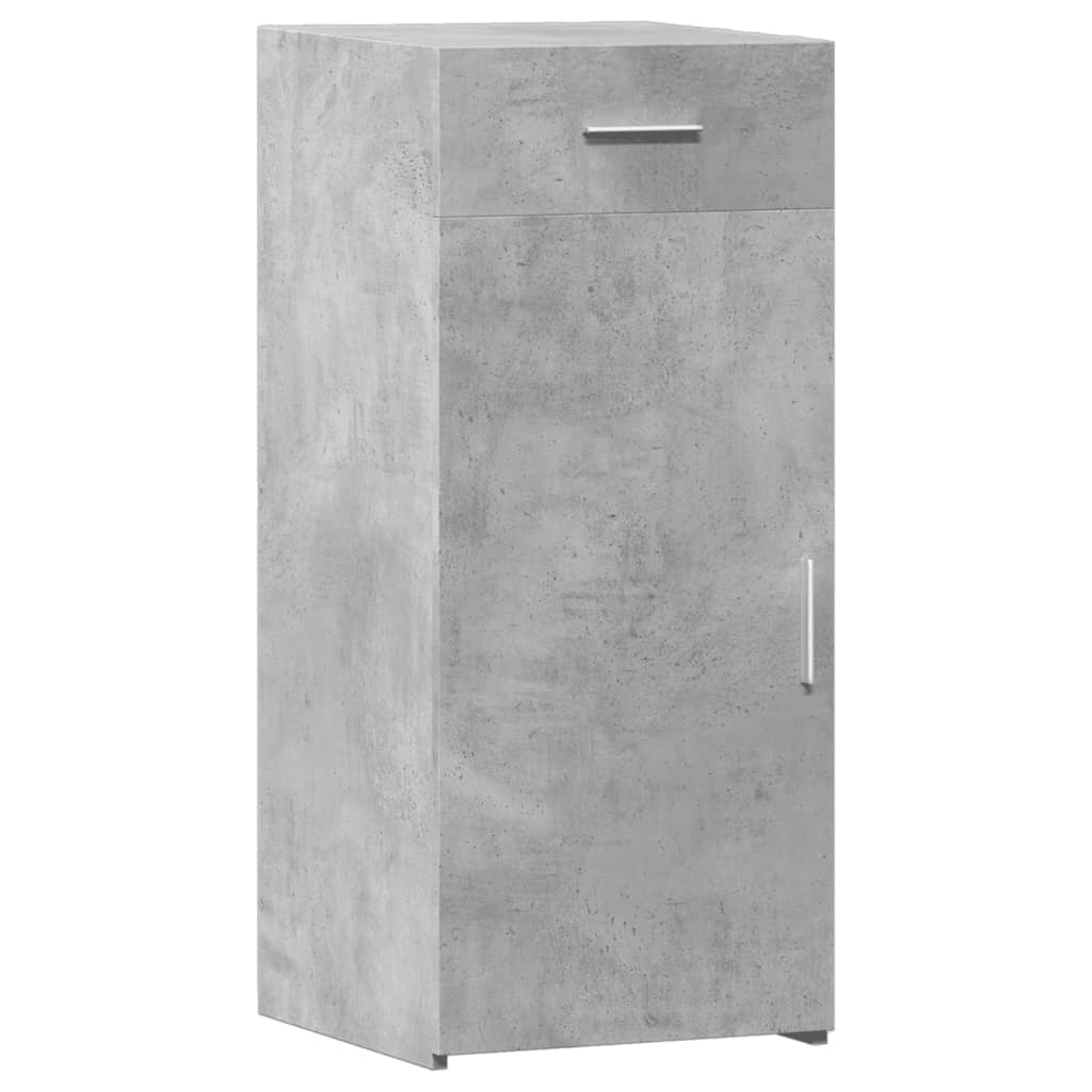 Buffet gris béton 40x42,5x93 cm bois d'ingénierie - XIOS