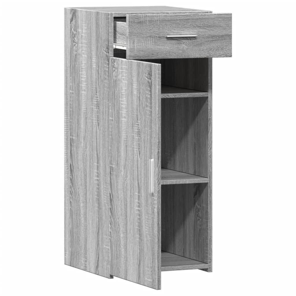 Buffet sonoma gris 40x42,5x93 cm bois d'ingénierie - XIOS