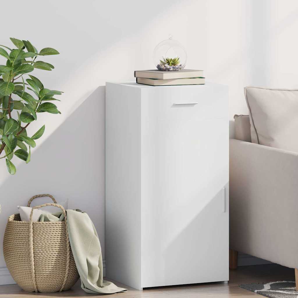 Buffet blanc 45x42,5x93 cm bois d'ingénierie - XIOS