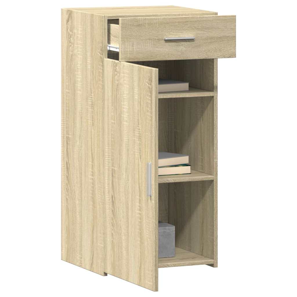 Buffet chêne sonoma 45x42,5x93 cm bois d'ingénierie - XIOS