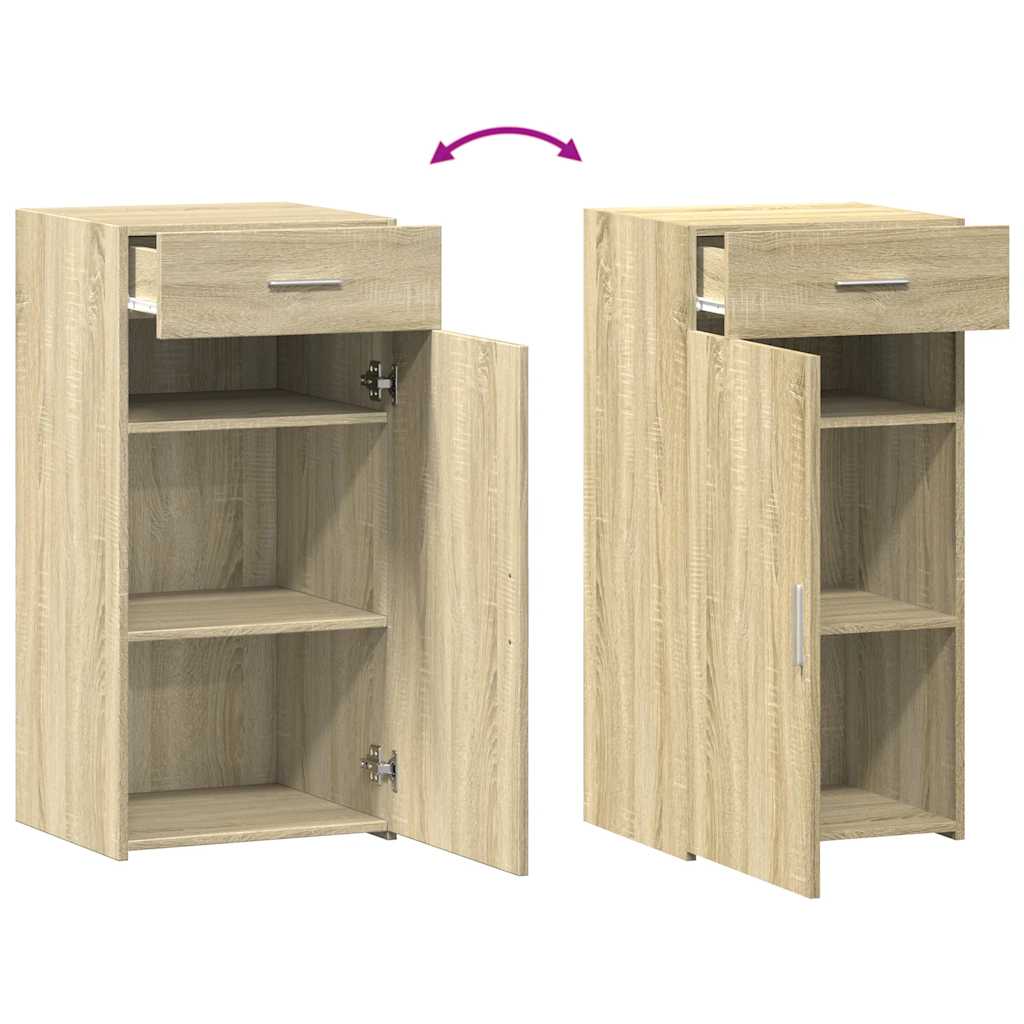 Buffet chêne sonoma 45x42,5x93 cm bois d'ingénierie - XIOS