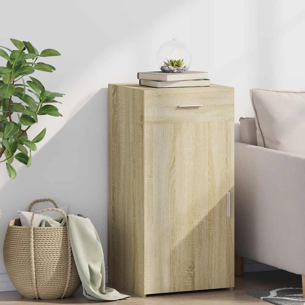 Buffet chêne sonoma 45x42,5x93 cm bois d'ingénierie - XIOS