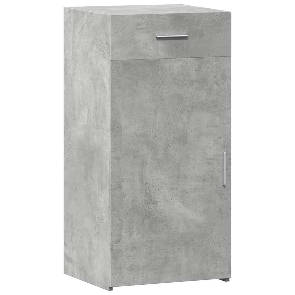Buffet gris béton 45x42,5x93 cm bois d'ingénierie - XIOS
