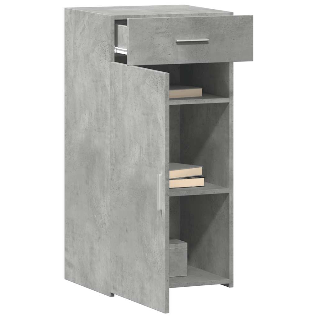 Buffet gris béton 45x42,5x93 cm bois d'ingénierie - XIOS