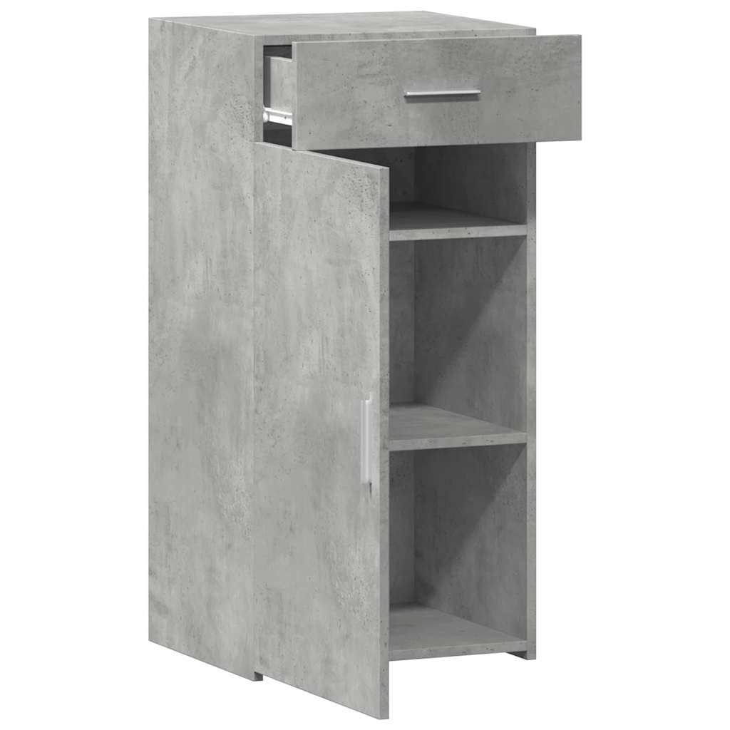 Buffet gris béton 45x42,5x93 cm bois d'ingénierie - XIOS