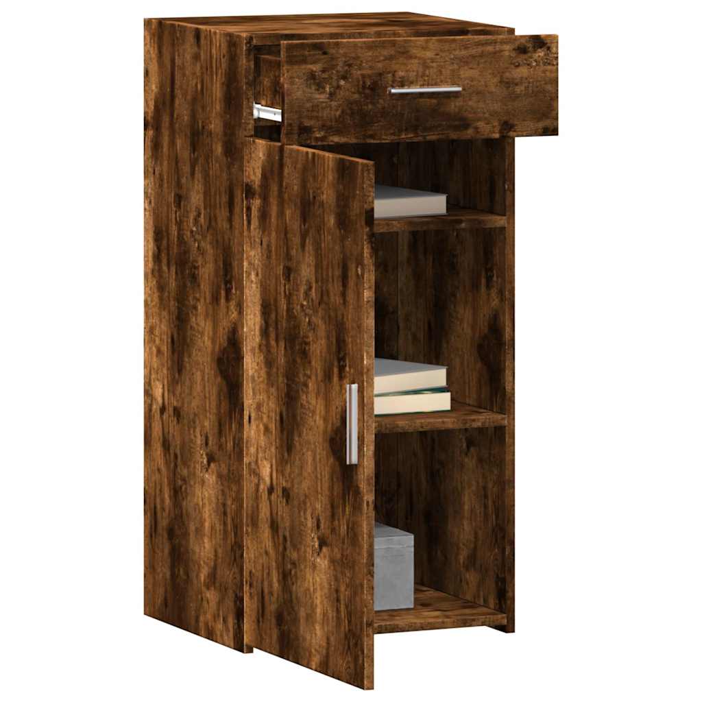 Buffet chêne fumé 45x42,5x93 cm bois d'ingénierie - XIOS