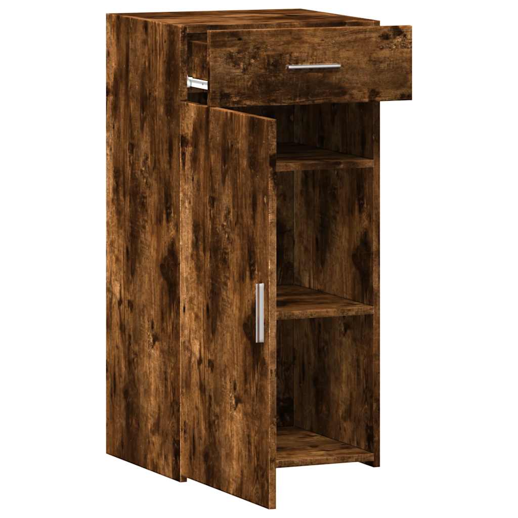 Buffet chêne fumé 45x42,5x93 cm bois d'ingénierie - XIOS