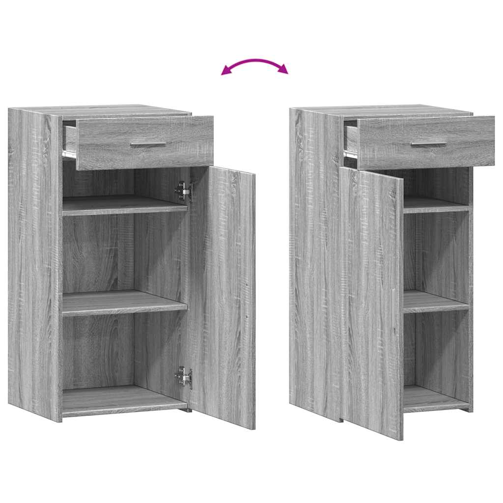 Buffet sonoma gris 45x42,5x93 cm bois d'ingénierie - XIOS
