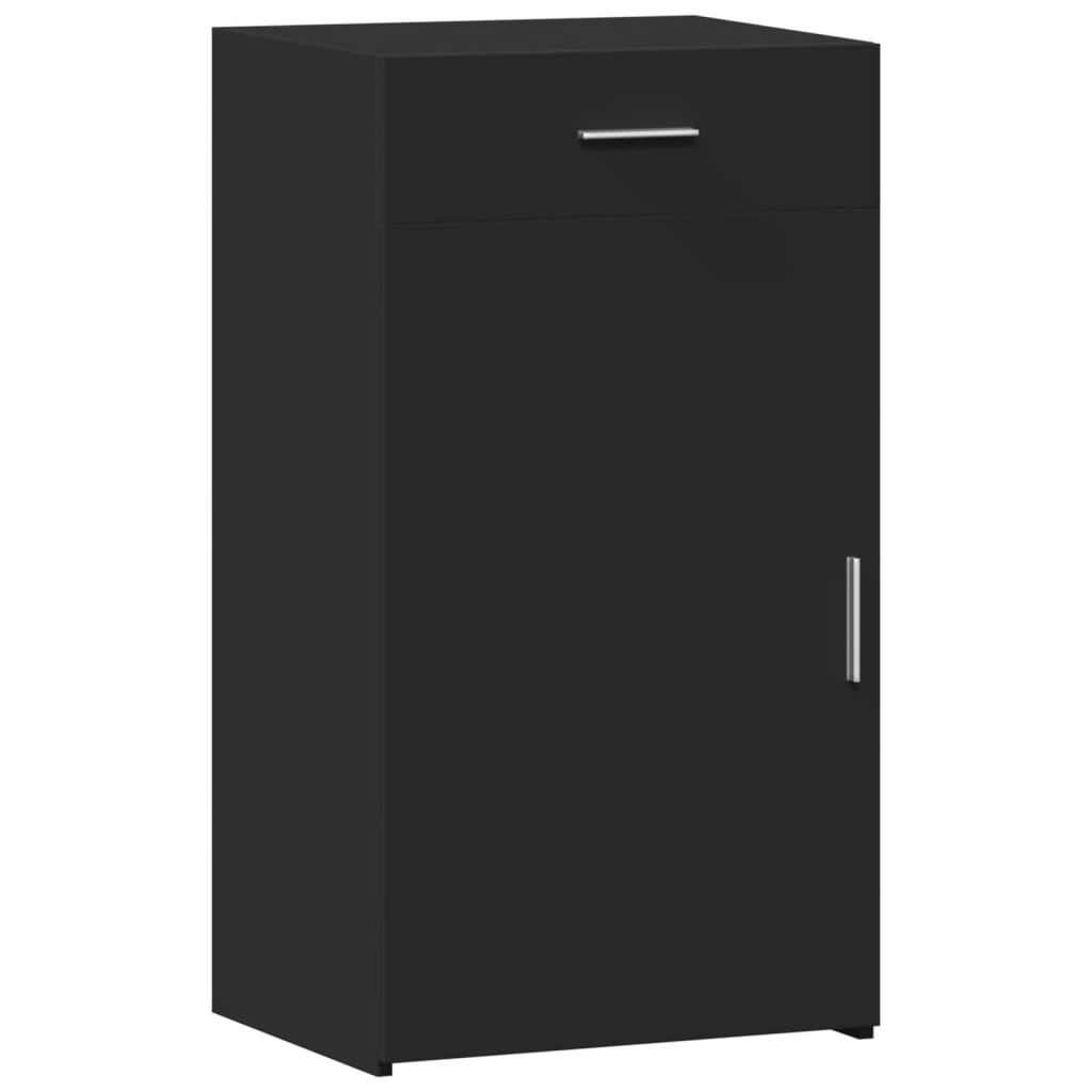 Buffet noir 50x42,5x93 cm bois d'ingénierie - XIOS