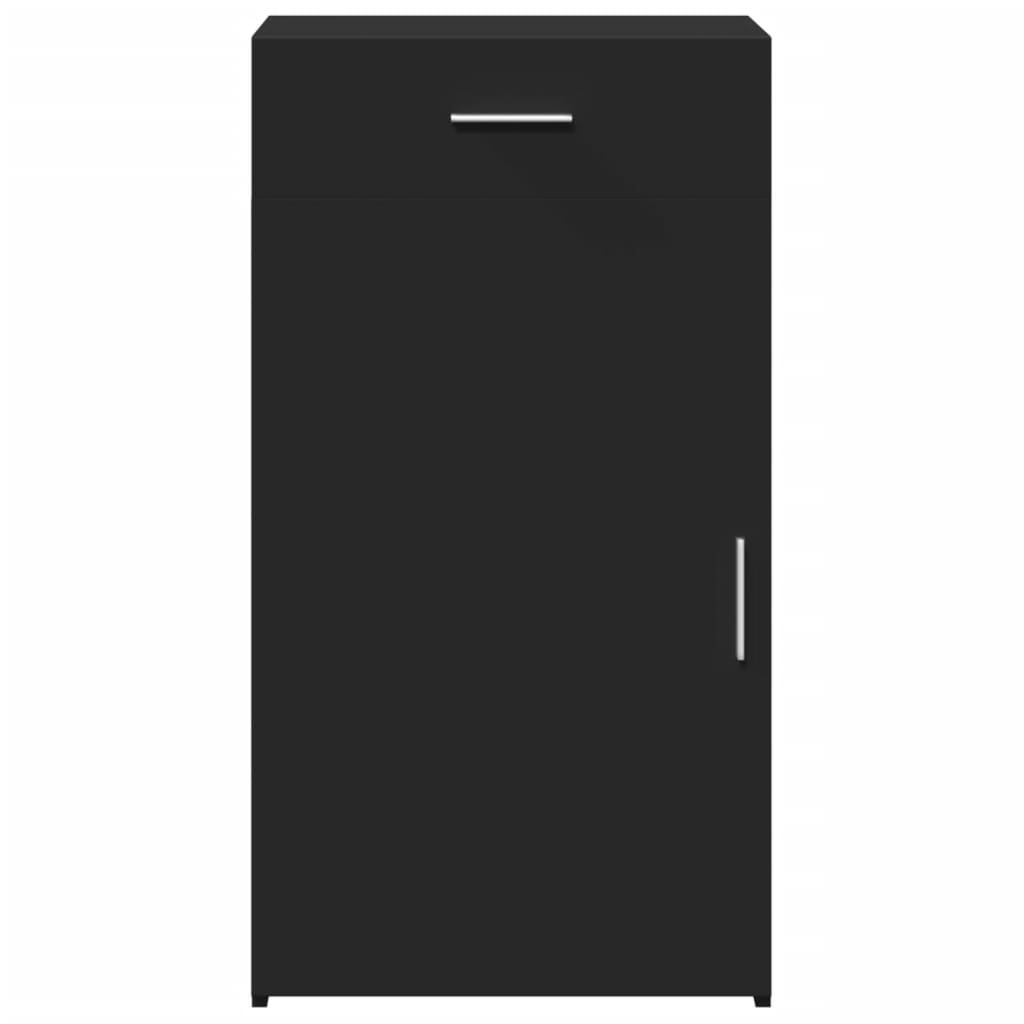 Buffet noir 50x42,5x93 cm bois d'ingénierie - XIOS