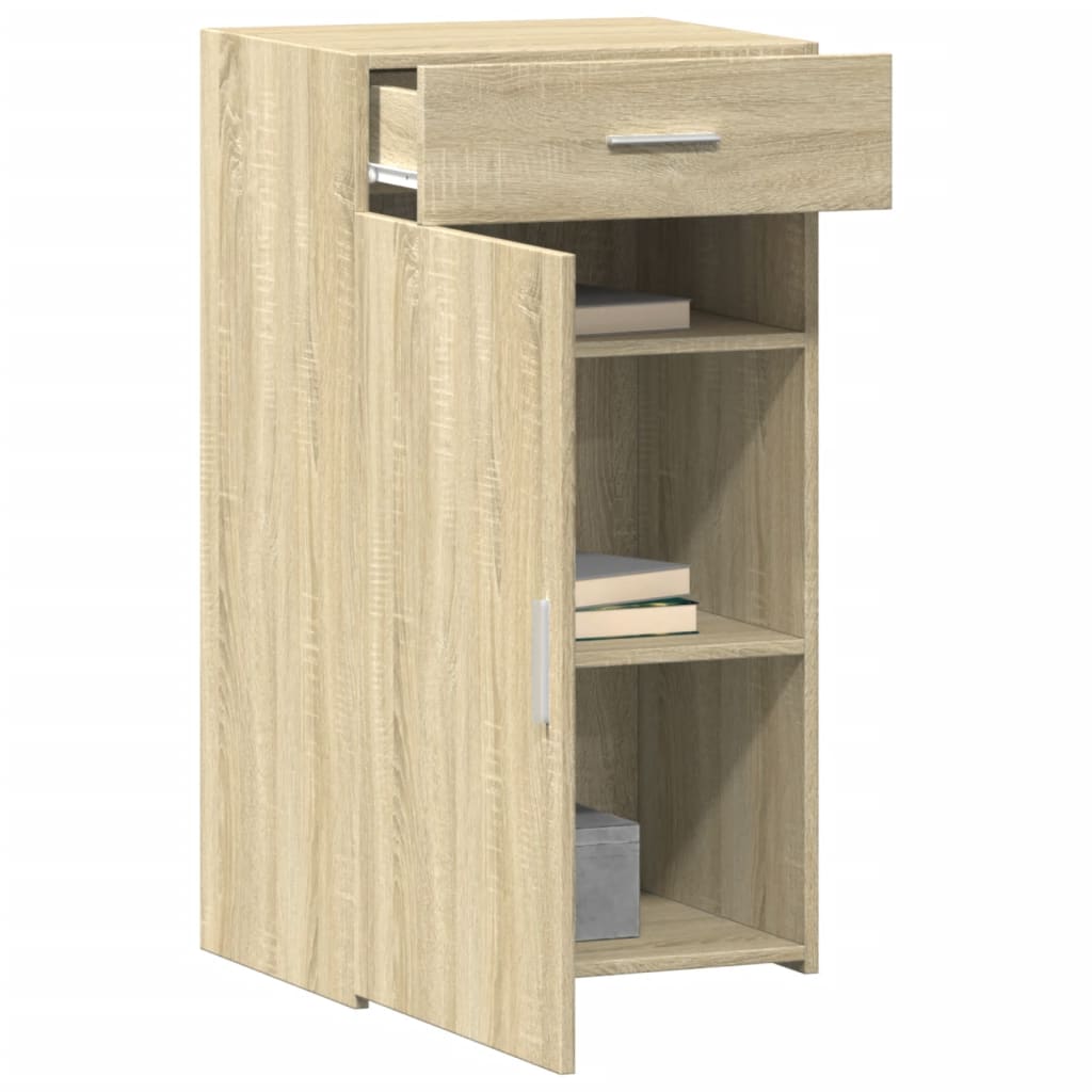 Buffet chêne sonoma 50x42,5x93 cm bois d'ingénierie - XIOS