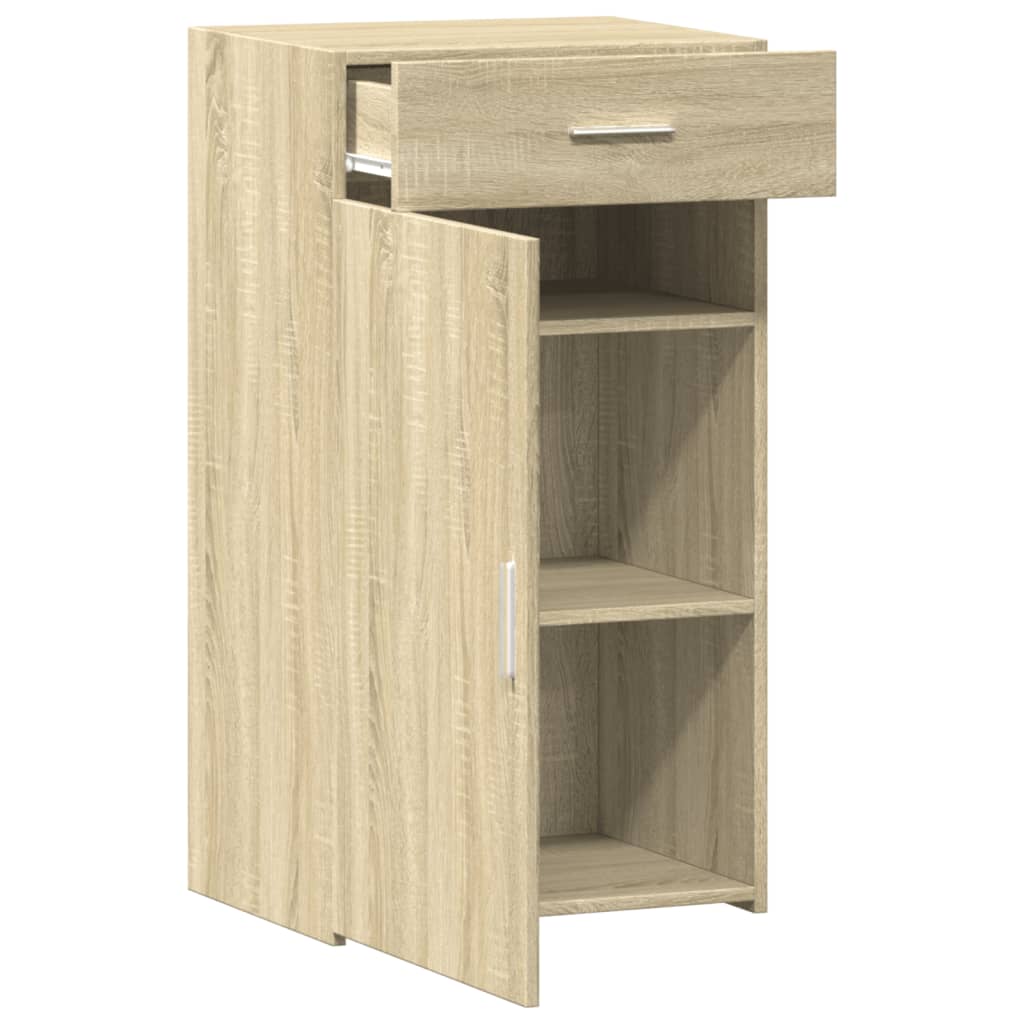 Buffet chêne sonoma 50x42,5x93 cm bois d'ingénierie - XIOS