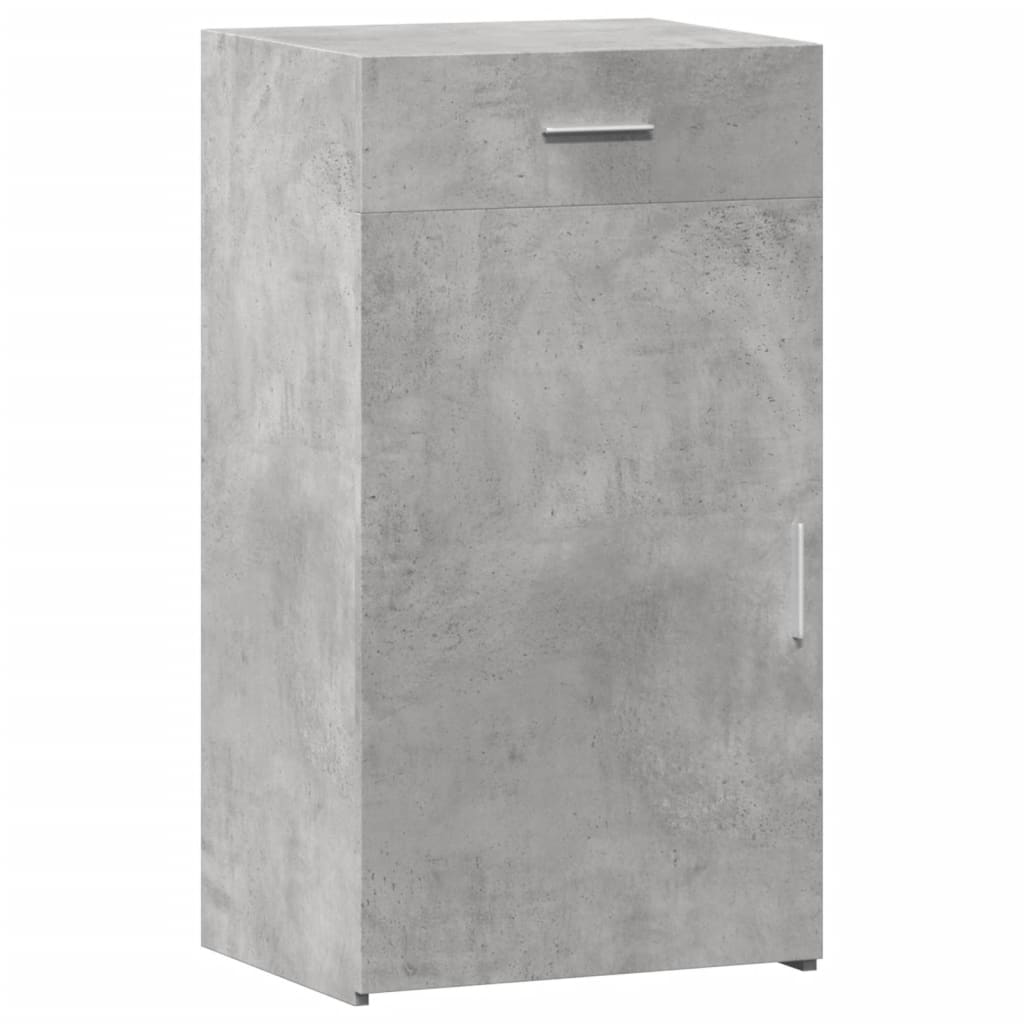 Buffet gris béton 50x42,5x93 cm bois d'ingénierie - XIOS