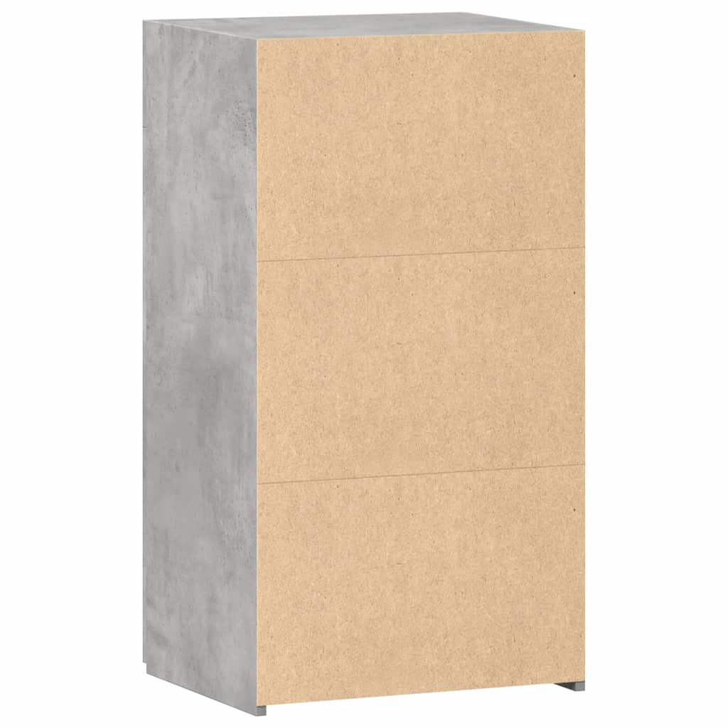 Buffet gris béton 50x42,5x93 cm bois d'ingénierie - XIOS