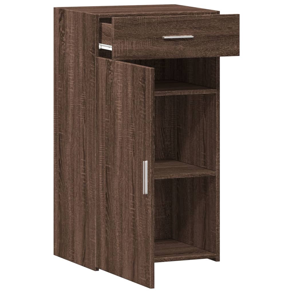 Buffet chêne marron 50x42,5x93 cm bois d'ingénierie - XIOS