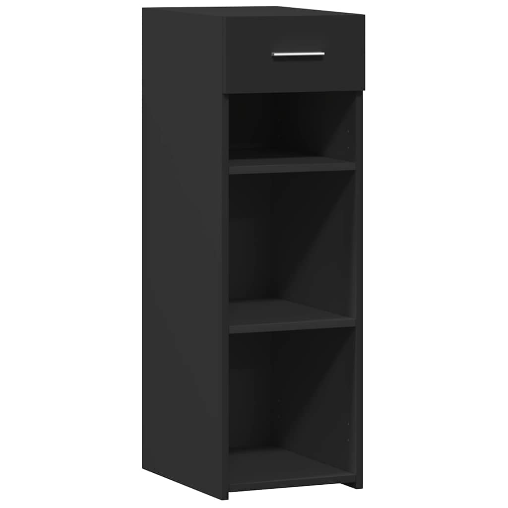 Buffet noir 30x42,5x93 cm bois d'ingénierie - XIOS