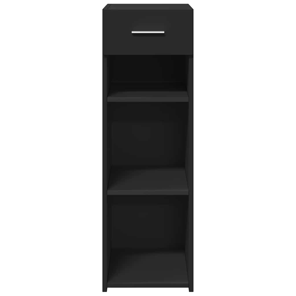 Buffet noir 30x42,5x93 cm bois d'ingénierie - XIOS