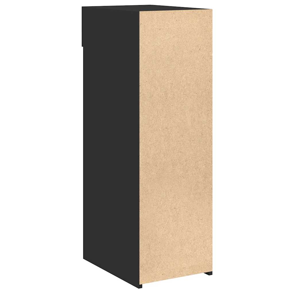 Buffet noir 30x42,5x93 cm bois d'ingénierie - XIOS