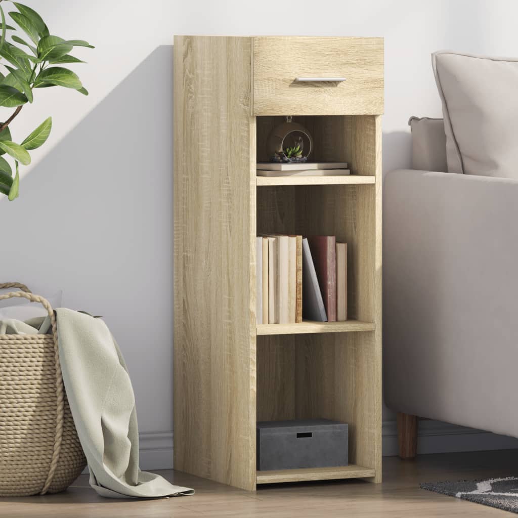 Buffet chêne sonoma 30x42,5x93 cm bois d'ingénierie - XIOS
