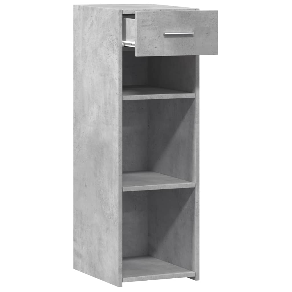Buffet gris béton 30x42,5x93 cm bois d'ingénierie - XIOS