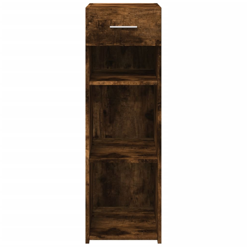 Buffet chêne fumé 30x42,5x93 cm bois d'ingénierie - XIOS