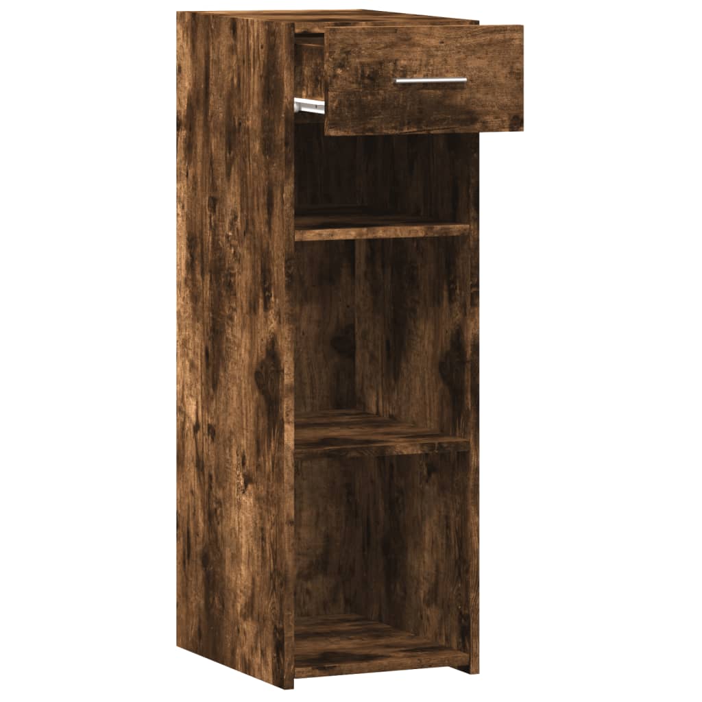 Buffet chêne fumé 30x42,5x93 cm bois d'ingénierie - XIOS
