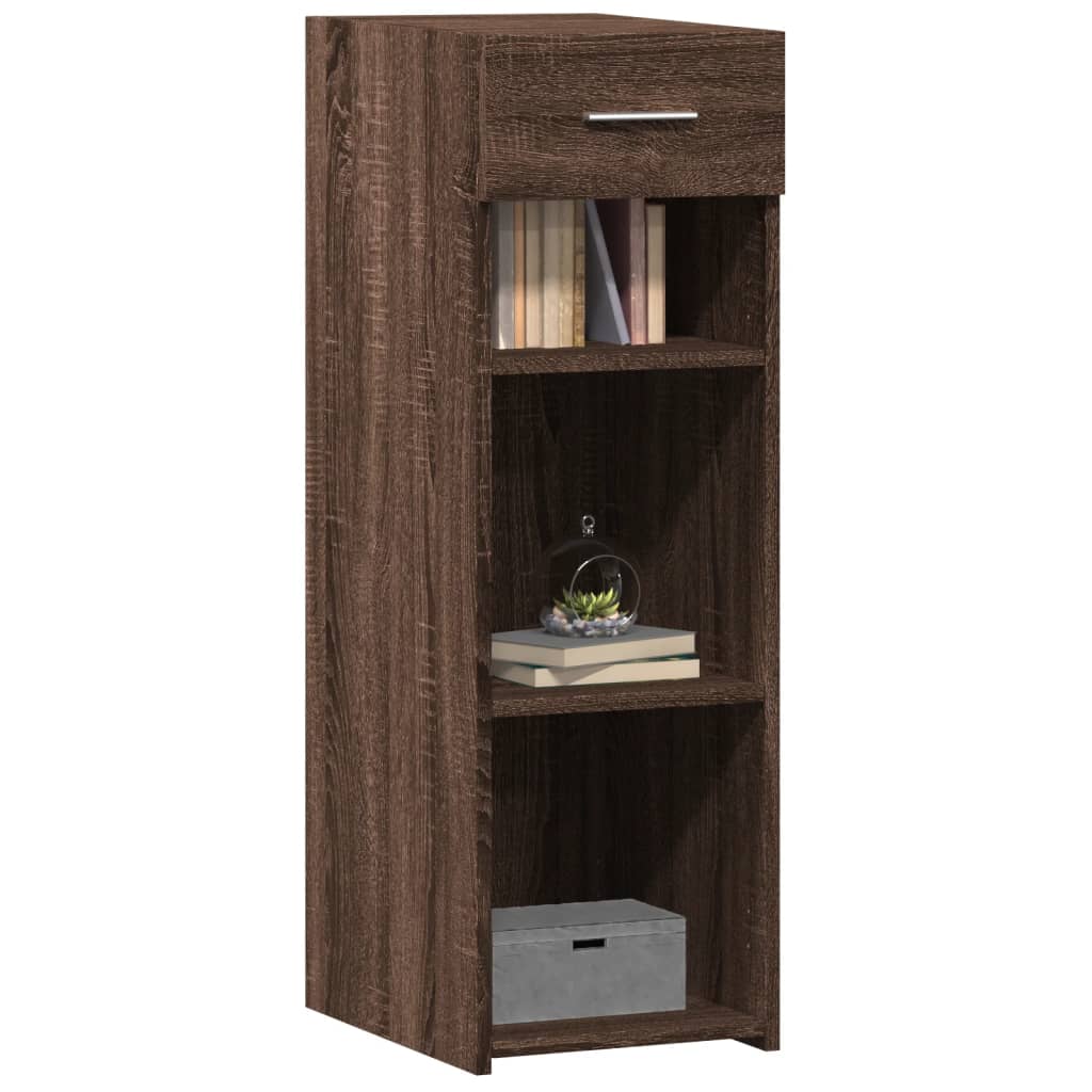 Buffet chêne marron 30x42,5x93 cm bois d'ingénierie - XIOS