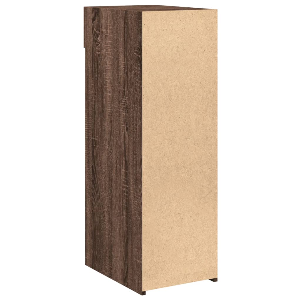 Buffet chêne marron 30x42,5x93 cm bois d'ingénierie - XIOS
