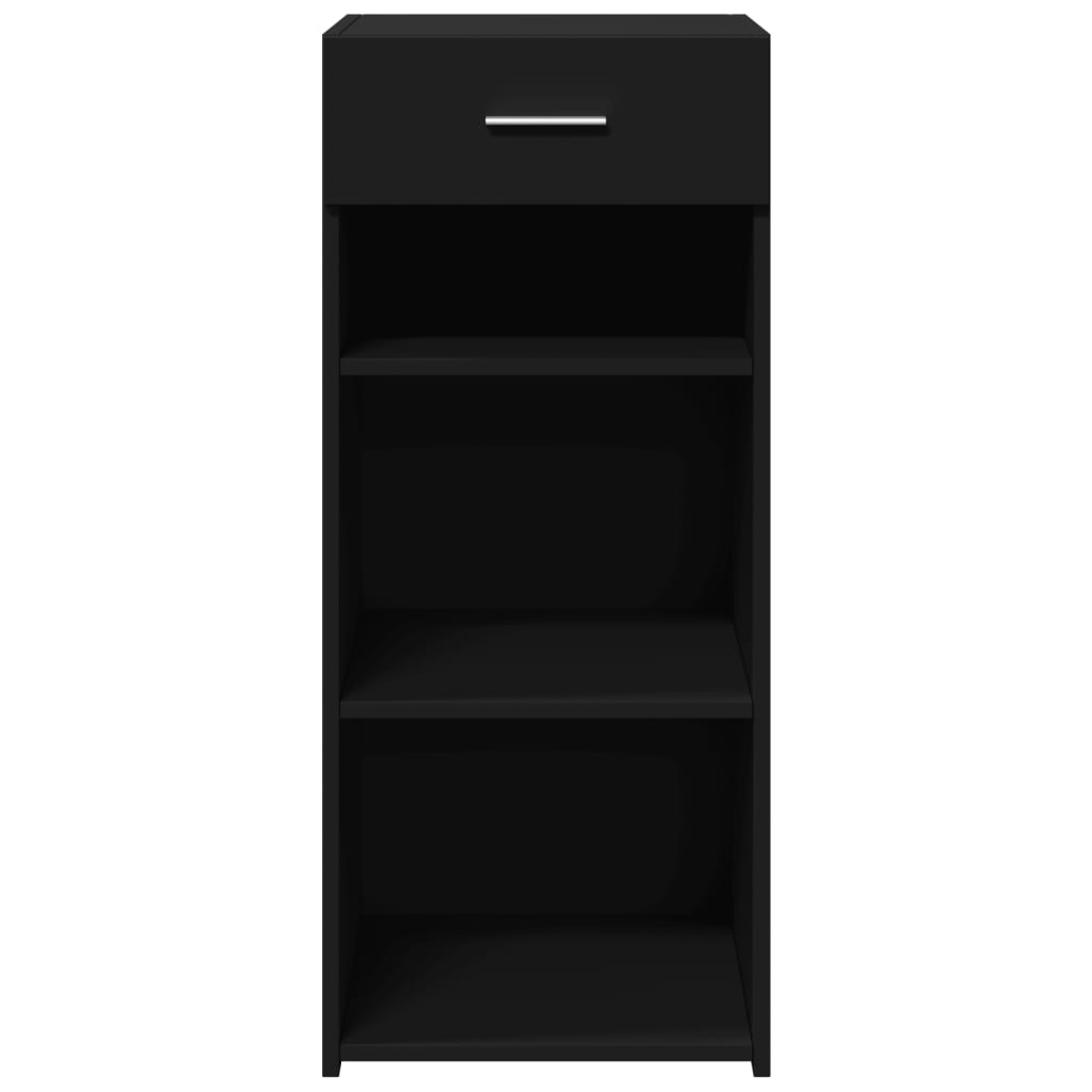 Buffet noir 40x42,5x93 cm bois d'ingénierie - XIOS