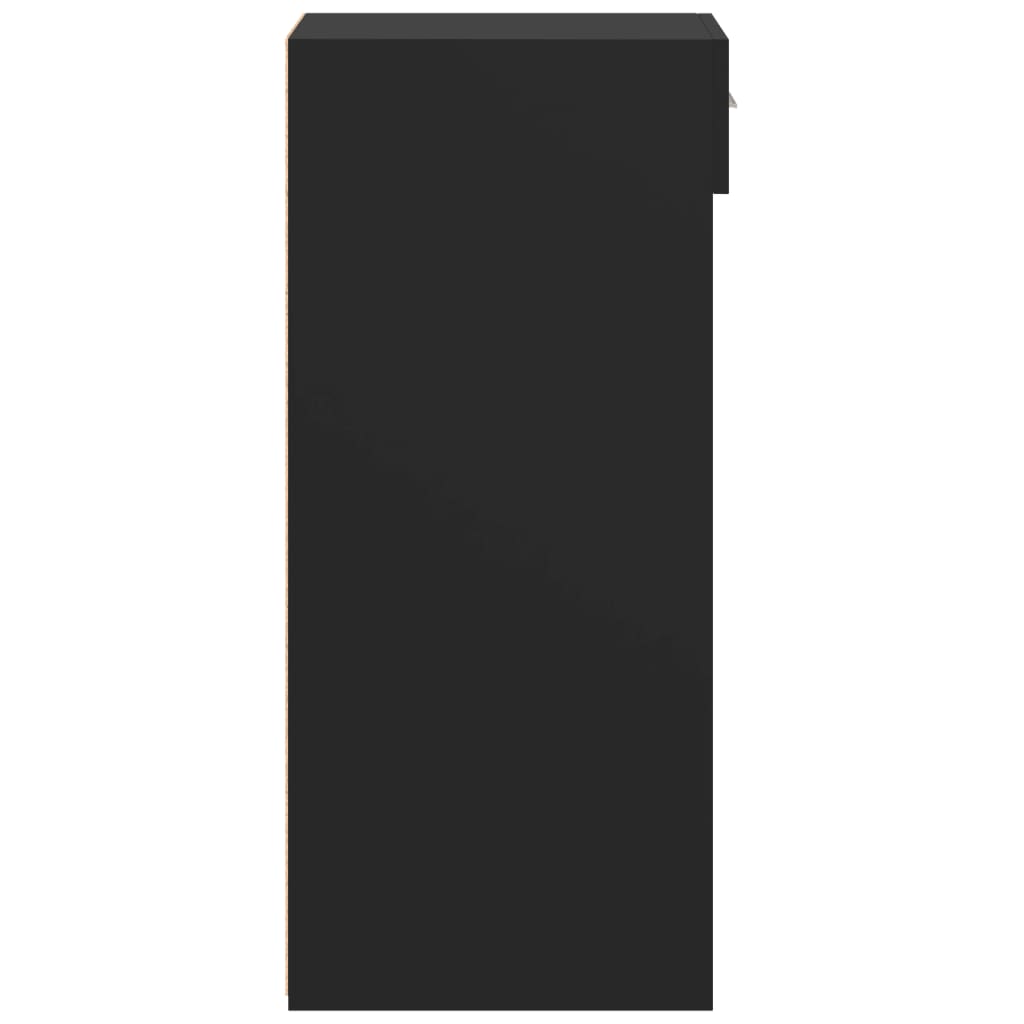 Buffet noir 40x42,5x93 cm bois d'ingénierie - XIOS