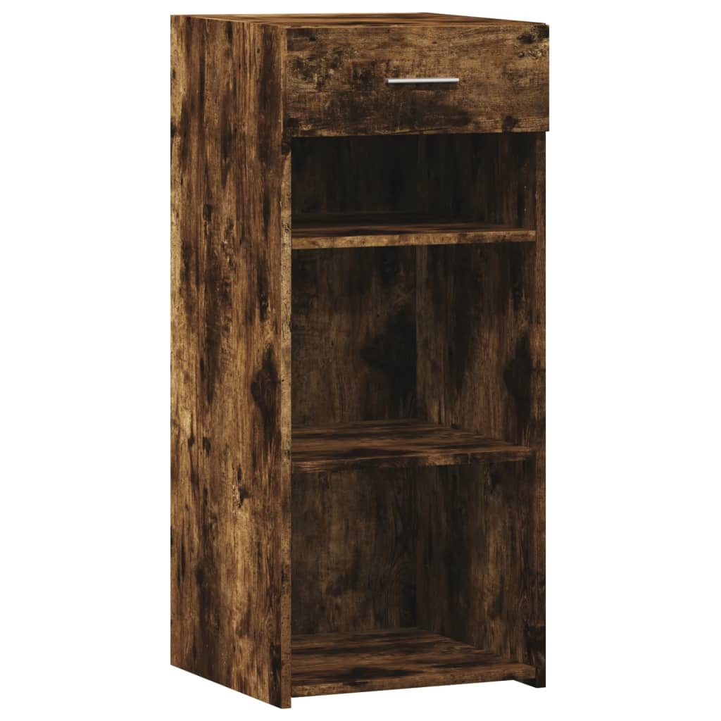Buffet chêne fumé 40x42,5x93 cm bois d'ingénierie - XIOS