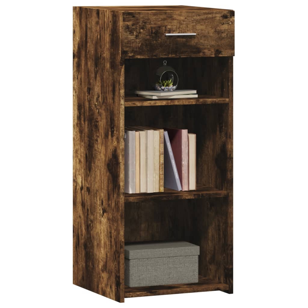 Buffet chêne fumé 40x42,5x93 cm bois d'ingénierie - XIOS