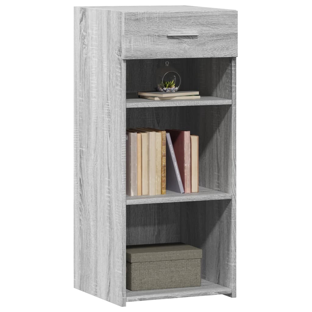 Buffet sonoma gris 40x42,5x93 cm bois d'ingénierie - XIOS