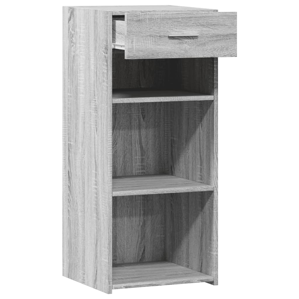 Buffet sonoma gris 40x42,5x93 cm bois d'ingénierie - XIOS