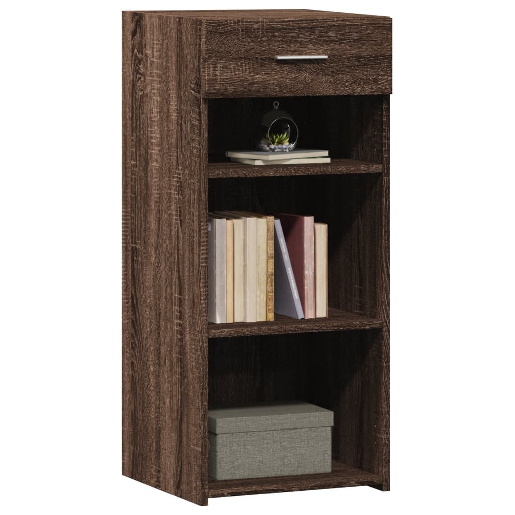 Buffet chêne marron 40x42,5x93 cm bois d'ingénierie - XIOS