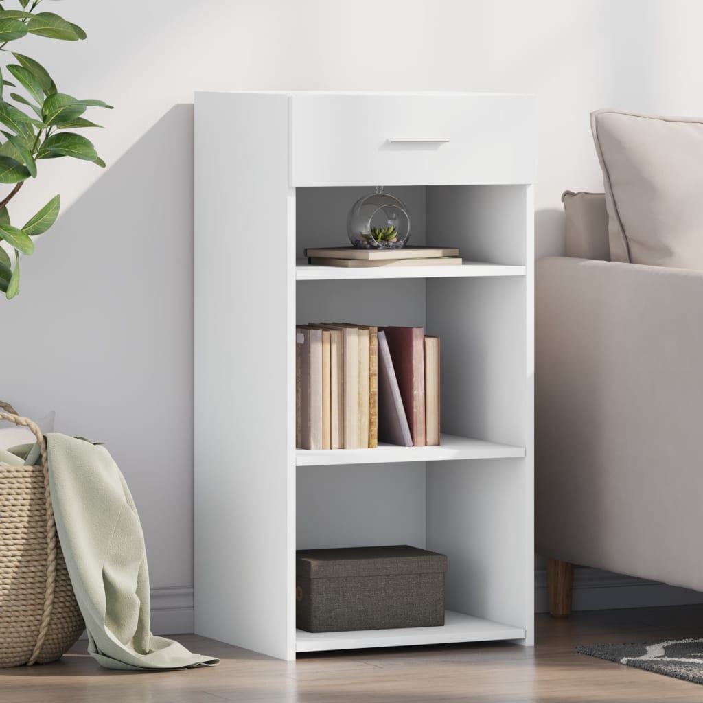 Buffet blanc 45x42,5x93 cm bois d'ingénierie - XIOS