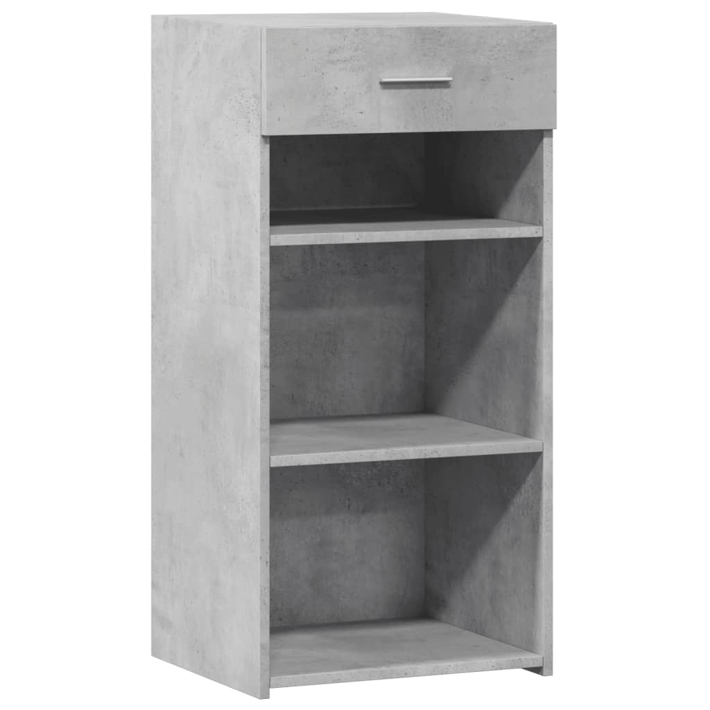 Buffet gris béton 45x42,5x93 cm bois d'ingénierie - XIOS