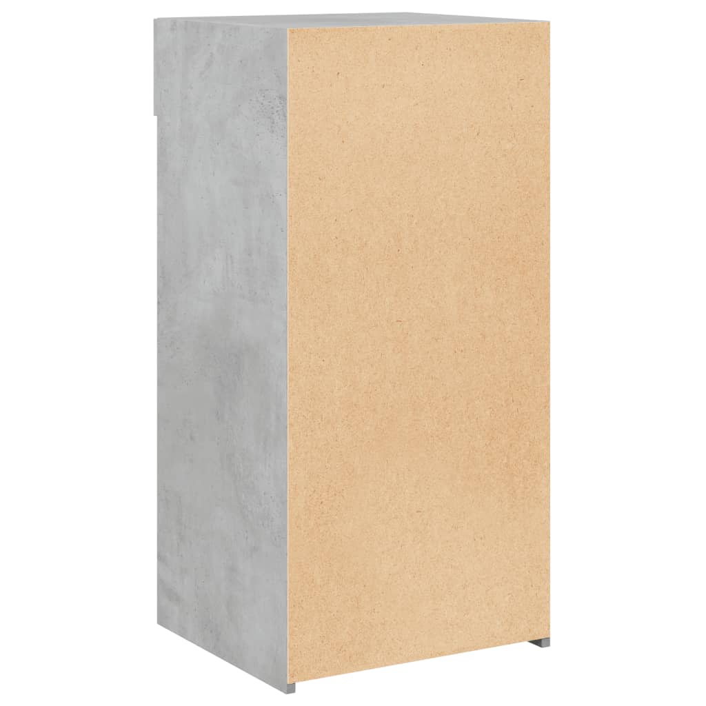 Buffet gris béton 45x42,5x93 cm bois d'ingénierie - XIOS