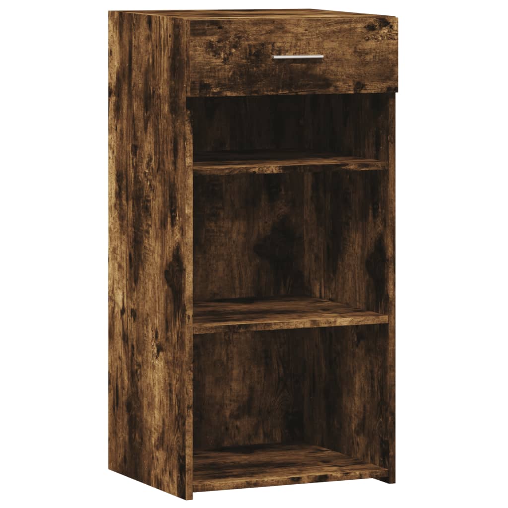 Buffet chêne fumé 45x42,5x93 cm bois d'ingénierie - XIOS
