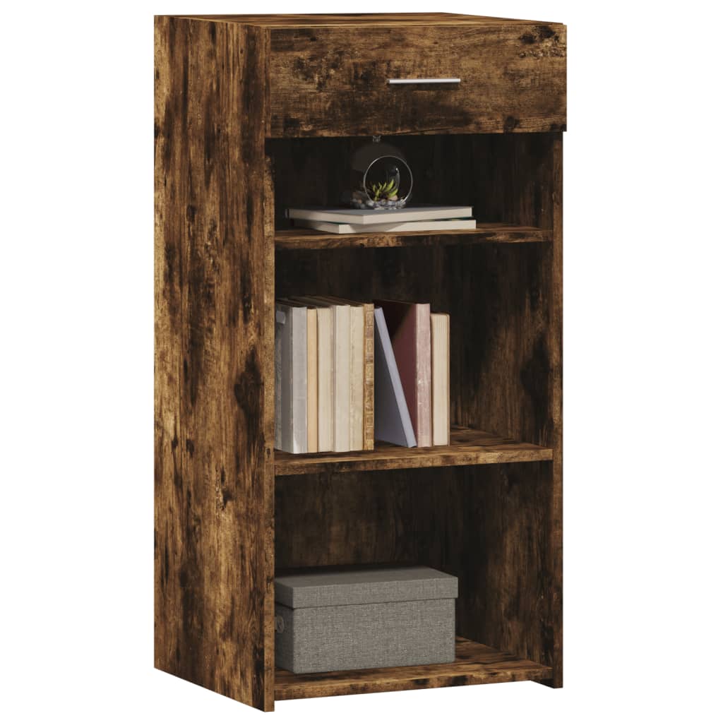Buffet chêne fumé 45x42,5x93 cm bois d'ingénierie - XIOS